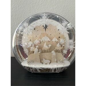 ❤️LED Nativity Disc Table Decor